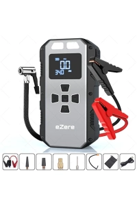 4 in 1 Lastik Sisirme Pompası, Powerbank Ve Starter Akü Takviye cihazı